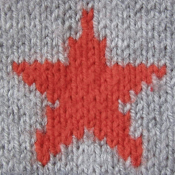 knitted star