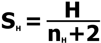equation for finding Sh