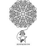 cartoon of knit the line