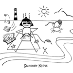 cartoon of summer knits