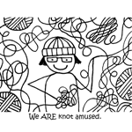 cartoon of knot amused