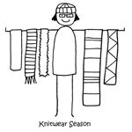 cartoon of knit wear season