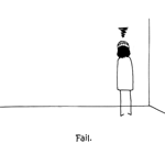 cartoon of fail