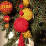 photo of bauble decorations