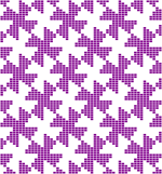 free knitting pattern chart for tessellating tiles