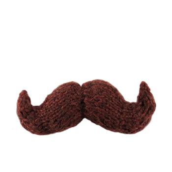 knitted moustache