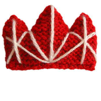 two-tone crown decoration