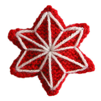 two-tone star decoration