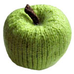 free knitted apple pattern