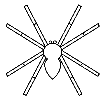 Diagram showing where the french knots are added.